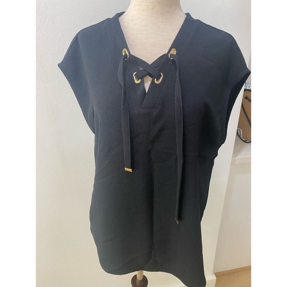 Marc Andrew New York lace-up top